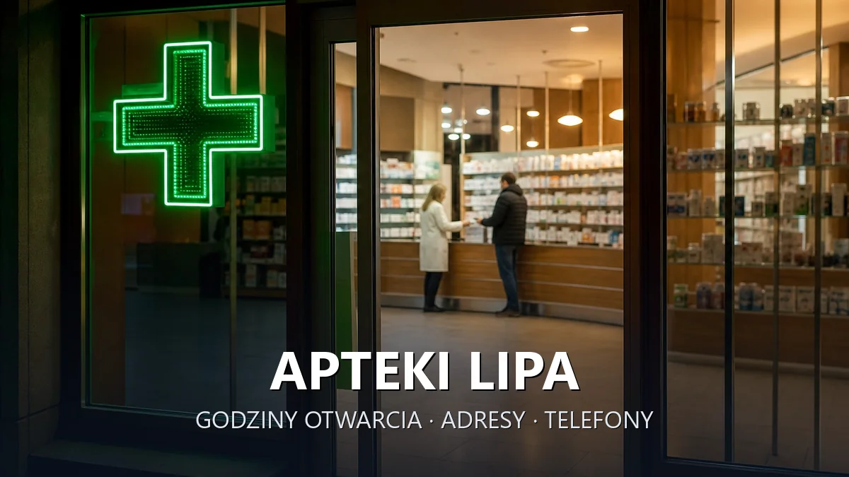 Apteki Lipa, gmina Zaklików, powiat stalowowolski - adresy, telefony, godziny otwarcia