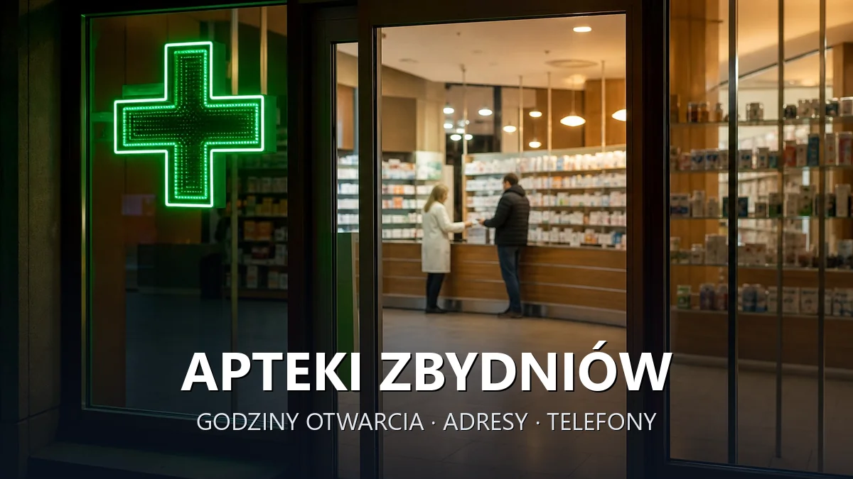 Apteki Zbydniów, gmina Zaleszany, powiat stalowowolski - adresy, telefony, godziny otwarcia