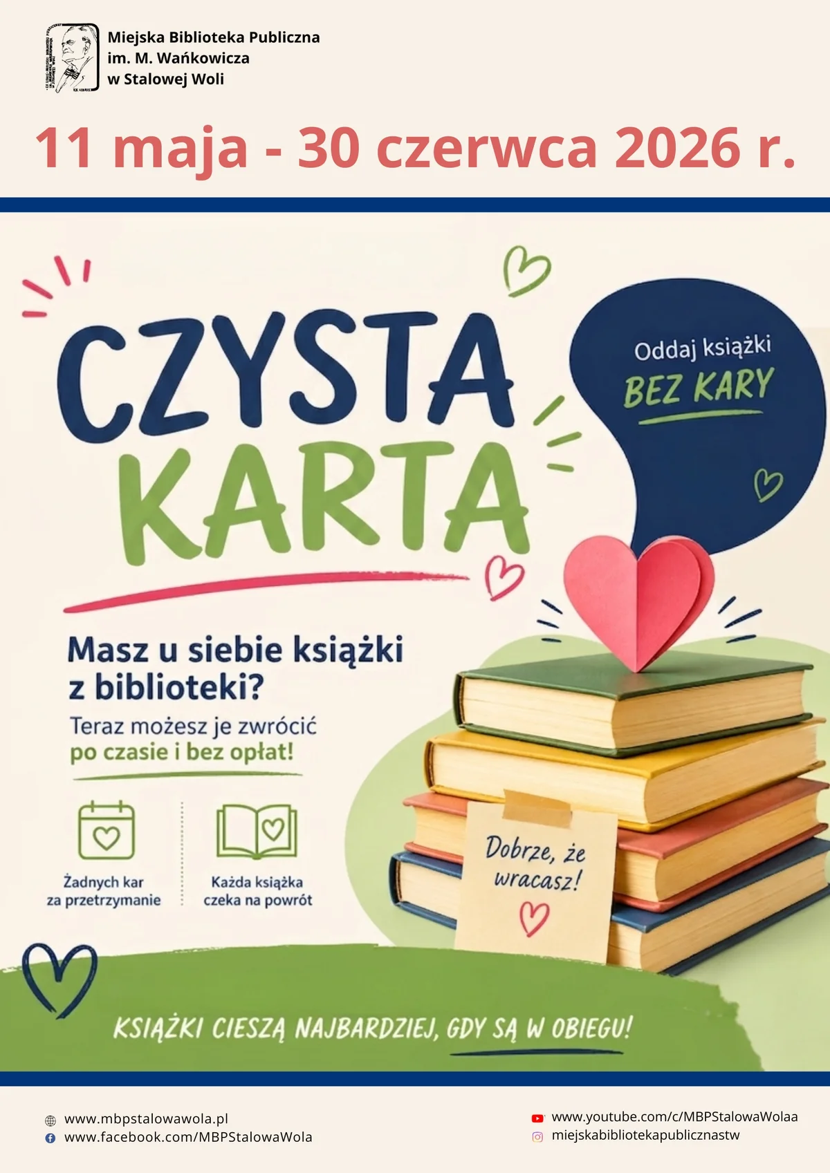 Obraz do artykułu: Przez lata bali się kar za książki - teraz biblioteka mówi: możesz mieć czystą kartę!