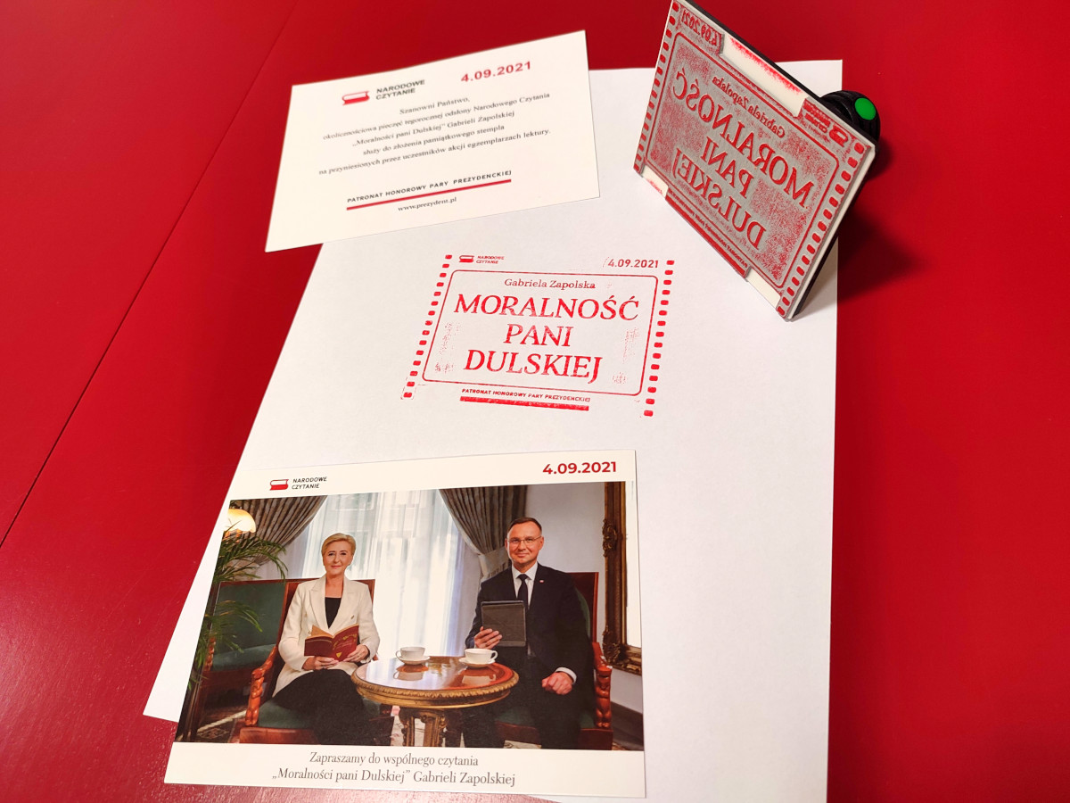 Tak wygląda tegoroczna pieczęć Narodowego Czytania