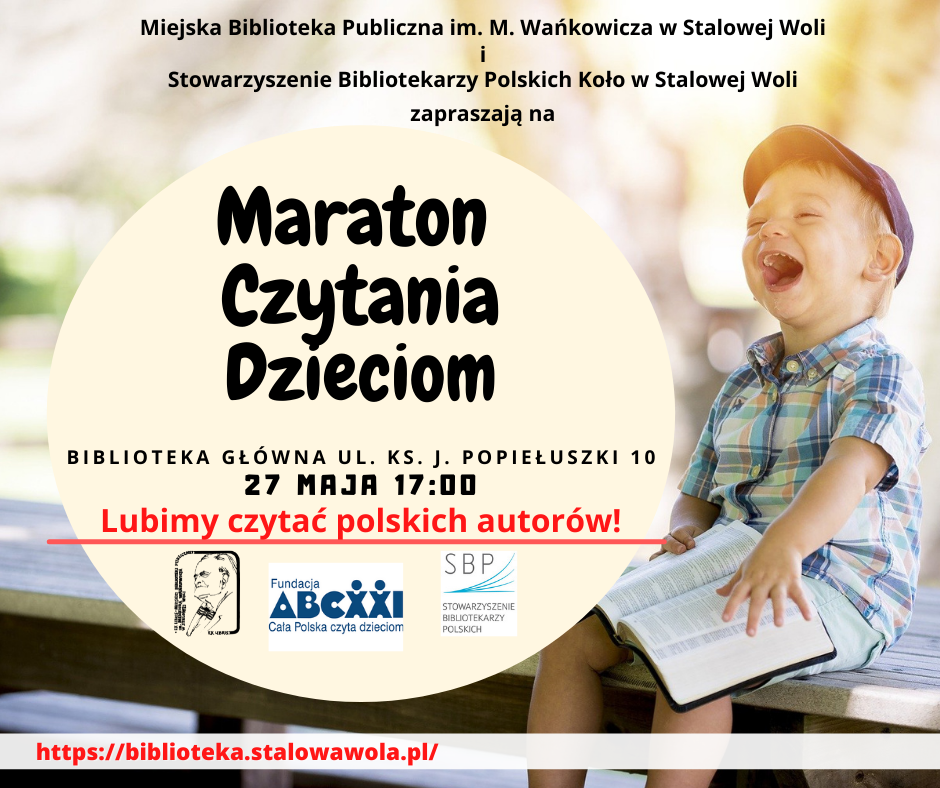 MBP Stalowa Wola:  					Przeczytamy dzieciom fragmenty książek