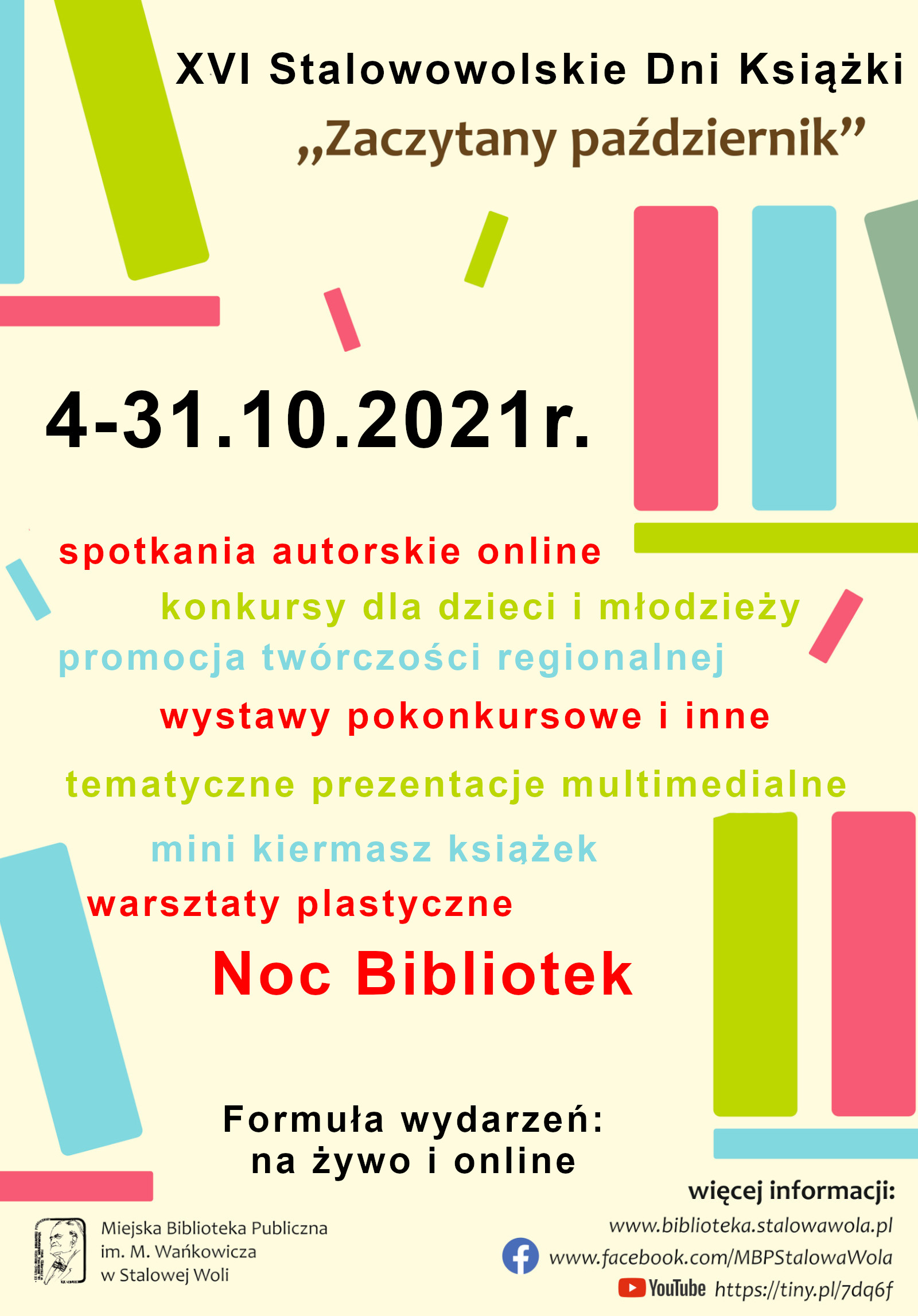 MBP Stalowa Wola:  					Zaczytany październik z biblioteką
