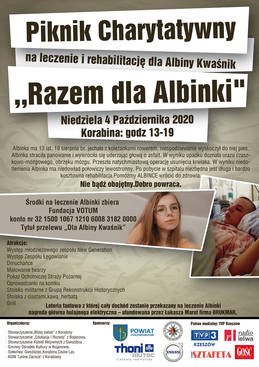 Stalowa Wola: Pomóżmy Albinie wrócić do zdrowia