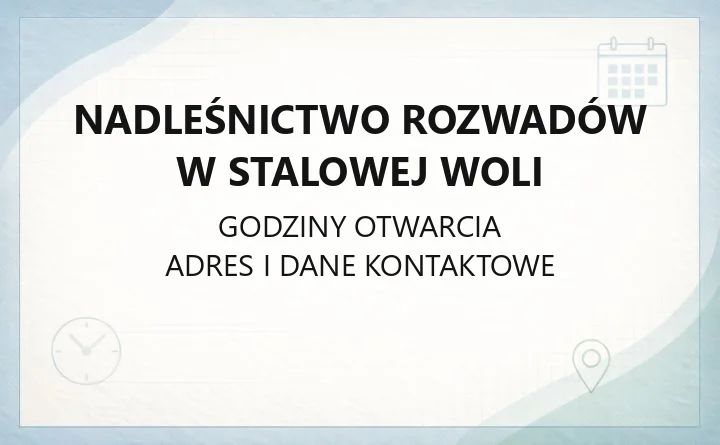 Nadleśnictwo Rozwadów w Stalowej Woli - kontakt, drewno opałowe, edukacja leśna