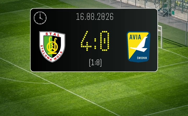 [PIŁKA NOŻNA] Stal Stalowa Wola – Avia Świdnik 4:0 w Betclic 2. lidze. Pewne zwycięstwo gospodarzy