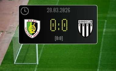 [PIŁKA NOŻNA] Stal Stalowa Wola – Sandecja Nowy Sącz 0:0 w Betclic 2. lidze – bez goli i z przerwą w Stalowej Woli