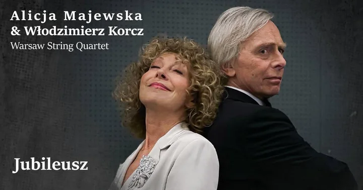 Grafika promocyjna wydarzenia Alicja Majewska & Włodzimierz Korcz Jubileusz — koncert w Stalowej Woli, 8 marca 2026