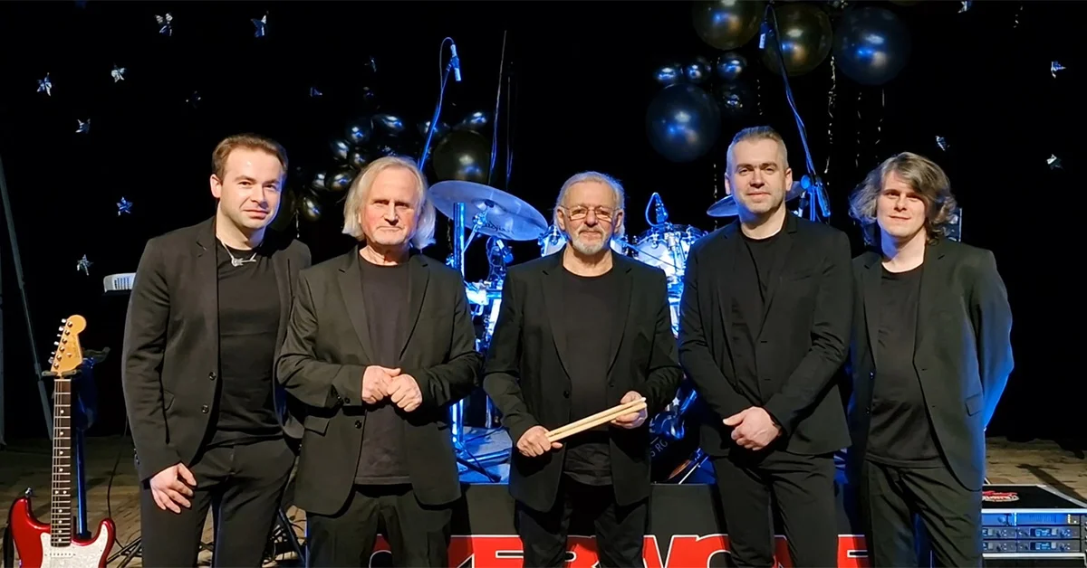 Grafika promocyjna wydarzenia Koncert Czerwonych Gitar z okazji 60-lecia działalności w Stalowej Woli
