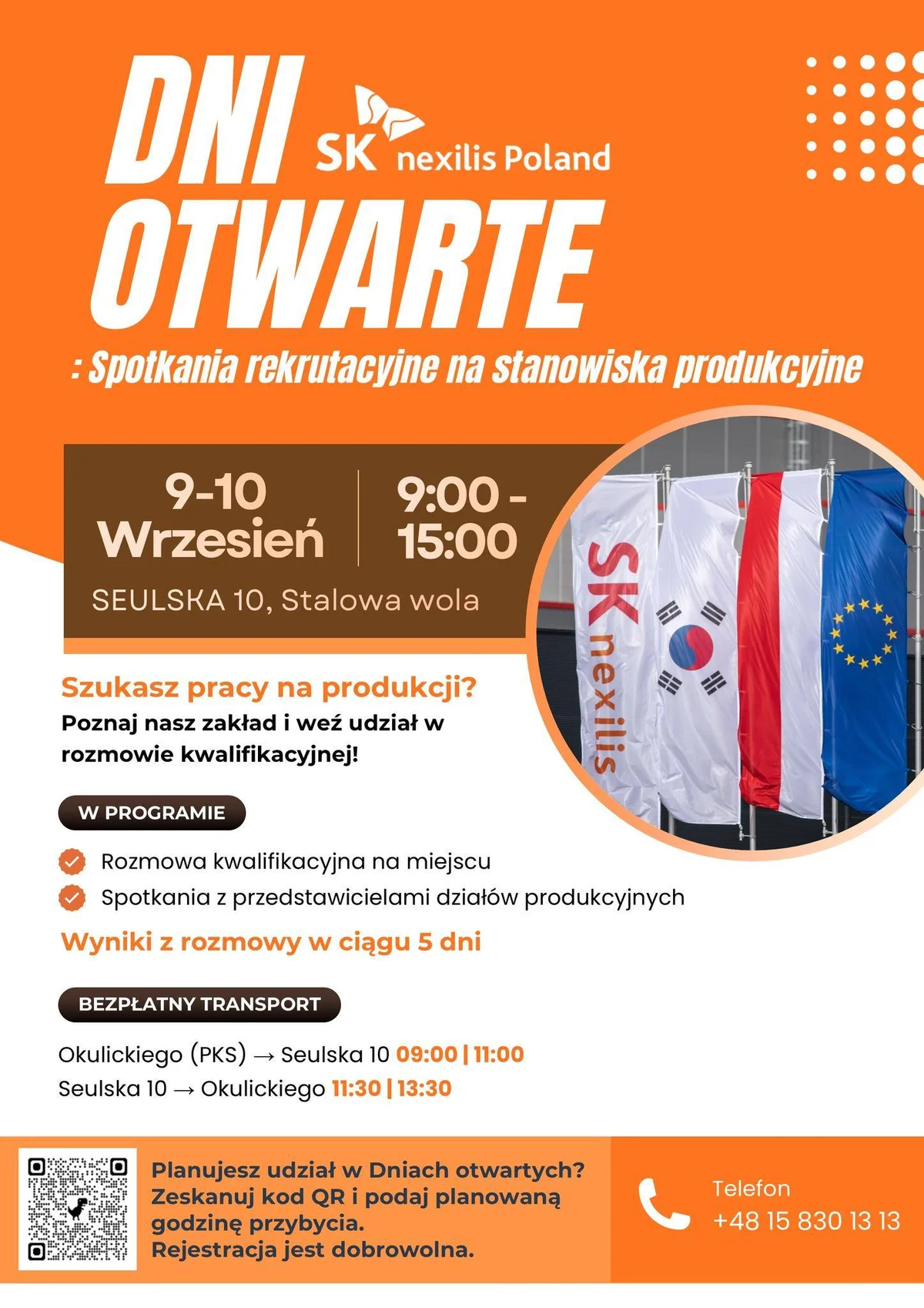 Grafika promocyjna wydarzenia SK nexilis Poland dni otwarte