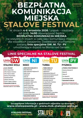 Bezpłatna komunikacja na STALOVE FESTIVAL