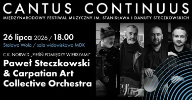 Grafika promocyjna wydarzenia Cantus Continuus – koncert muzyki świata