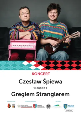 Grafika promocyjna wydarzenia Czesław Śpiewa w Duecie z Gregiem Stranglerem