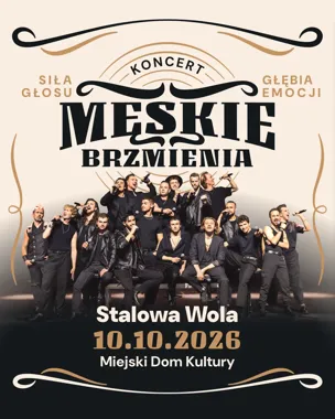 Grafika promocyjna wydarzenia Koncert – Męskie brzmienia