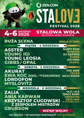 Grafika promocyjna wydarzenia ZEN STALOVE FESTIVAL 2026