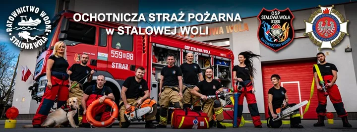 Grafika promocyjna wydarzenia Zebranie Sprawozdawczo‑Wyborcze OSP Stalowa Wola