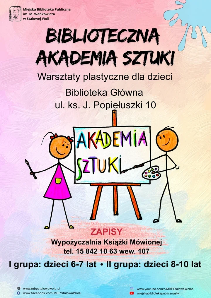 Biblioteczna Akademia Sztuki wraca - dzieci znów stworzą coś niezwykłego