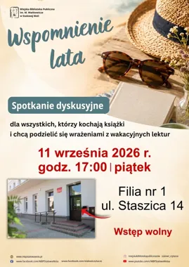 W Stalowej Woli książki wrócą z wakacji na spotkaniu czytelników