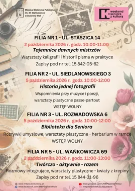 Seniorzy ruszają do bibliotek - sztuka, wspomnienia i twórcze spotkania