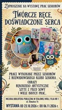 Seniorzy pokazują, co potrafią. Wystawa pełna rękodzieła w Stalowej Woli