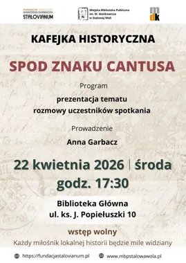 Cantus świętuje 50 lat - w Kafejce Historycznej wrócą chóralne wspomnienia