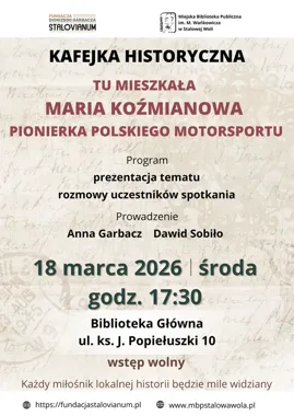 Maria Koźmianowa - kobieta, Bugatti i pierwsze zakręty polskiego motorsportu