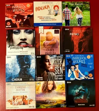 Nowe audiobooki w Wypożyczalni Książki Mówionej przyciągają różne nastroje