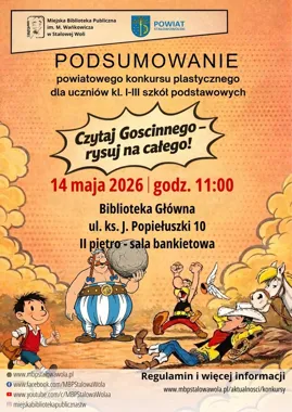 Mali artyści z powiatu pokażą Goscinnego po swojemu w Stalowej Woli