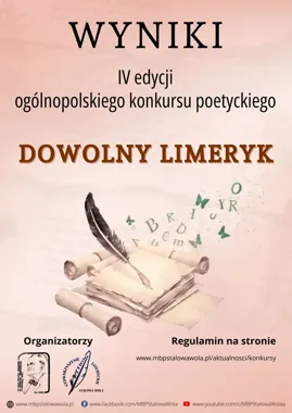 Limeryki z całej Polski wybrzmiały w Stalowej Woli - znamy laureatów