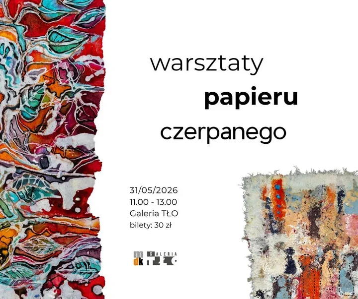 Papier czerpany i batik w Galerii TŁO - sztuka, którą robi się rękami