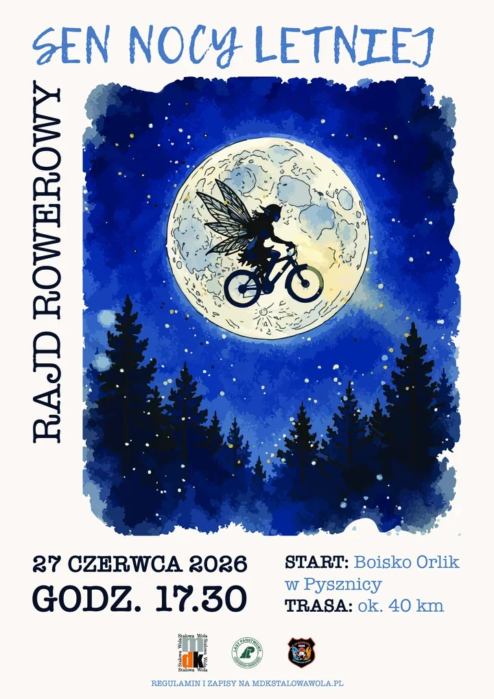 Rowerem na zachód słońca - Stalowa Wola szykuje nocny wypad do Ulanowa