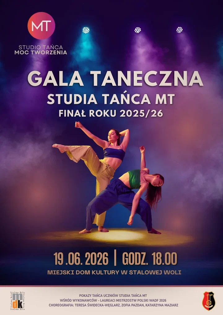 Tancerki Studia Tańca MT zamkną sezon widowiskową galą w MDK