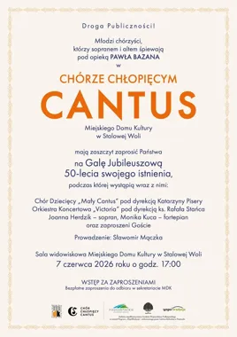 Pół wieku sopranów i altów - Cantus świętuje 50 lat w Stalowej Woli