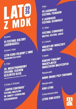 Stalowa Wola rozkręca lato z MDK - od pierogów po teatr uliczny