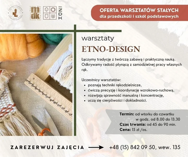 Włóczka, splot i własny wzór - ETNO-DESIGN w Stalowej Woli