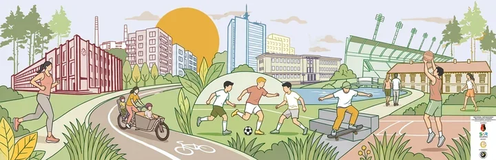 Eko Mural Antysmogowy na stadionie. Mieszkańcy wybierają wzór