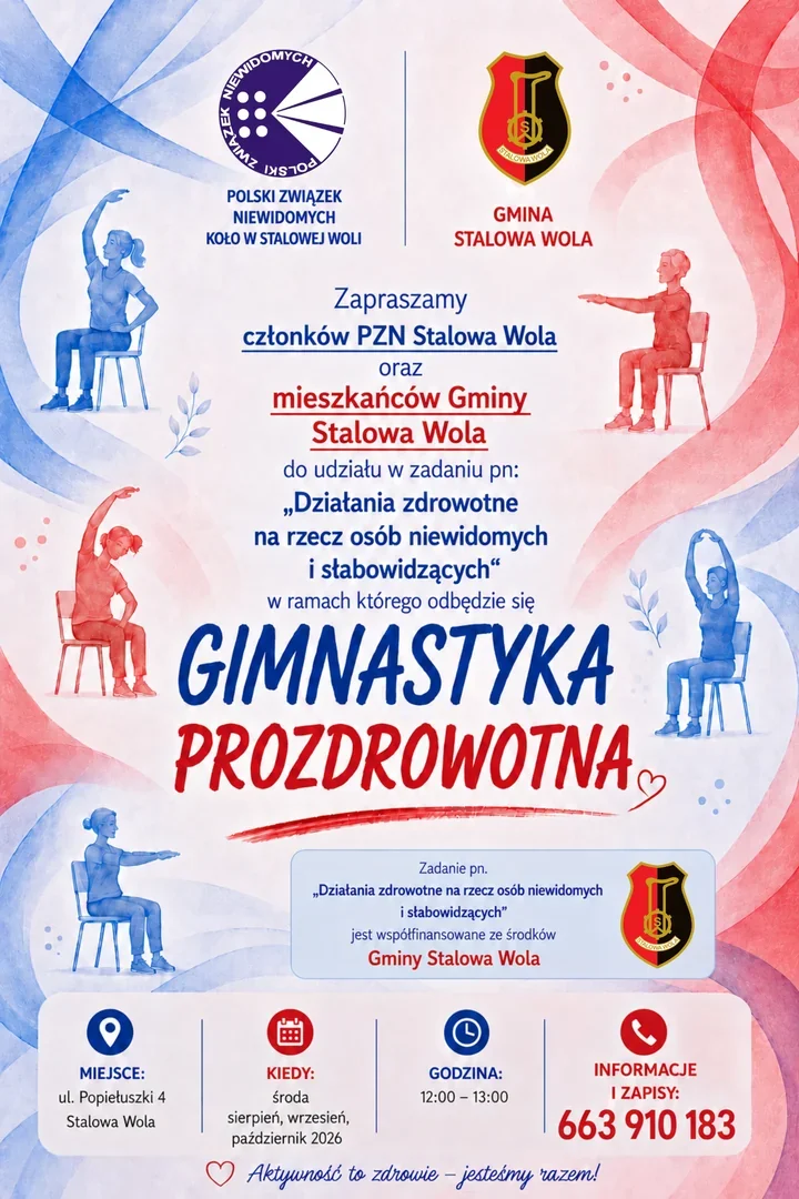 Godzina ruchu bez opłat. W Stalowej Woli trwają zapisy na gimnastykę
