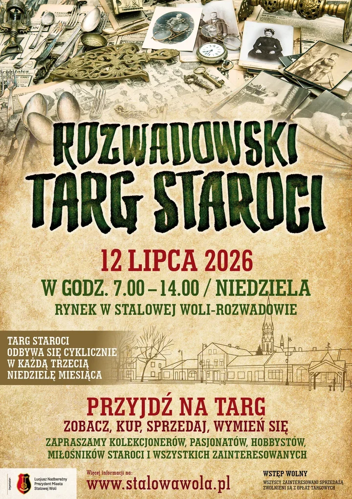 Rozwadowski Targ Staroci wraca wcześniej. W lipcu zmienia termin