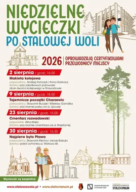 Cztery niedziele i cztery historie Stalowej Woli. Wycieczki są bezpłatne