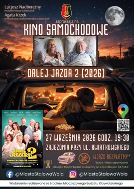 Bezpłatne kino samochodowe w Stalowej Woli. Film słychać z radia