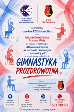 Godzina ruchu bez opłat. W Stalowej Woli trwają zapisy na gimnastykę