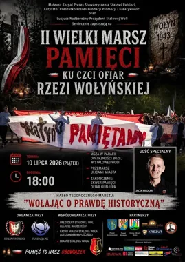 Stalowa Wola szykuje marsz pamięci. Ulice znów wypełni hołd dla ofiar Wołynia