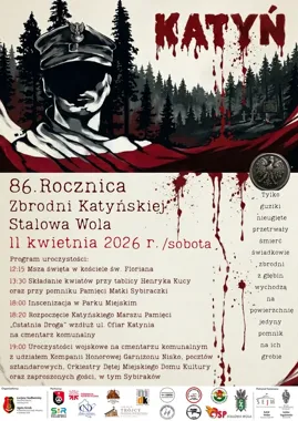 W Stalowej Woli pamięć o Katyniu wybrzmi na ulicy, w parku i na cmentarzu