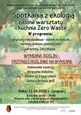 Na Energetyków będzie zielony piknik. Warsztaty i Zero Waste