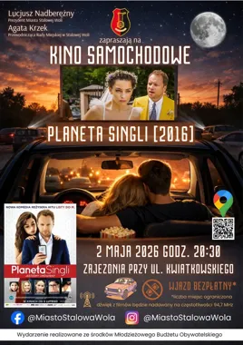 „Planeta Singli” rozgrzeje samochodowe kino. Seans wraca na Kwiatkowskiego