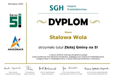 Stalowa Wola w gronie liderów. SGH doceniła cyfrowy kurs miasta