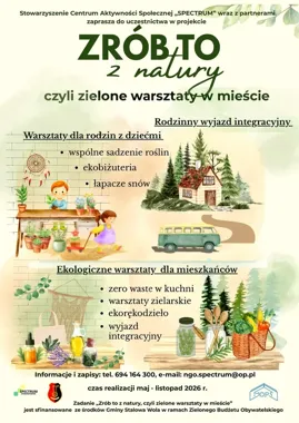 Zielone warsztaty w Stalowej Woli połączą ekologię z sąsiedzkim spotkaniem
