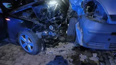 Kierowca BMW uszkodził trzy auta w Stalowej Woli. Miał 2,5 promila