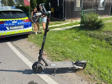 Policja kontroluje hulajnogi w Stalowej Woli. 14 naruszeń w kilka dni