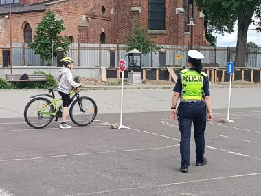 350 dzieci w trzy dni. Stalowowolska policja sprawdzała, kto może jeździć na rowerze