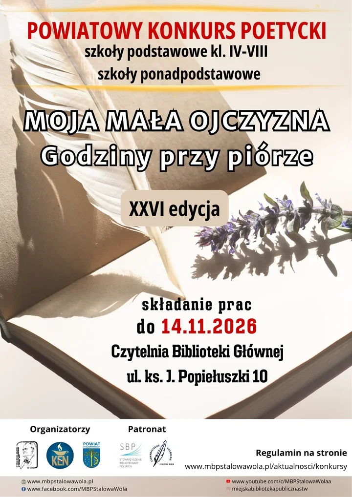 Dwa wiersze i szansa na nagrodę. Młodzi poeci pokażą, co potrafią